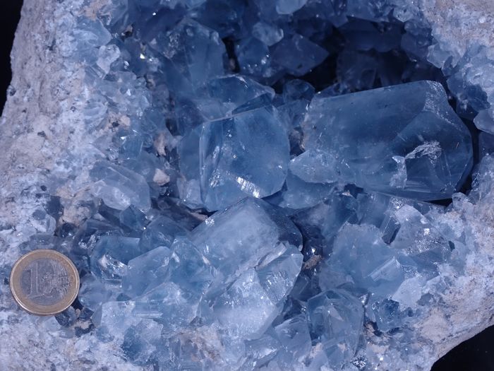 Large Natural A +++ Celestite Geode