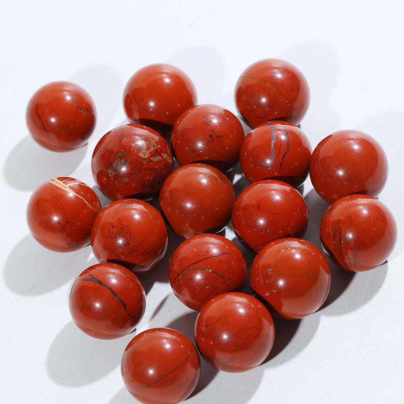 Esfera de cristal jaspe rojo bola 1kg