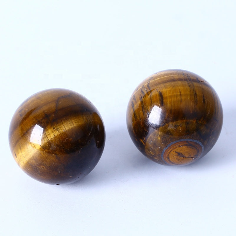 Bola de cristal curativa Natural pulida, esfera de ojo de tigre amarillo de alta calidad, artesanías de cristal para decoración del hogar