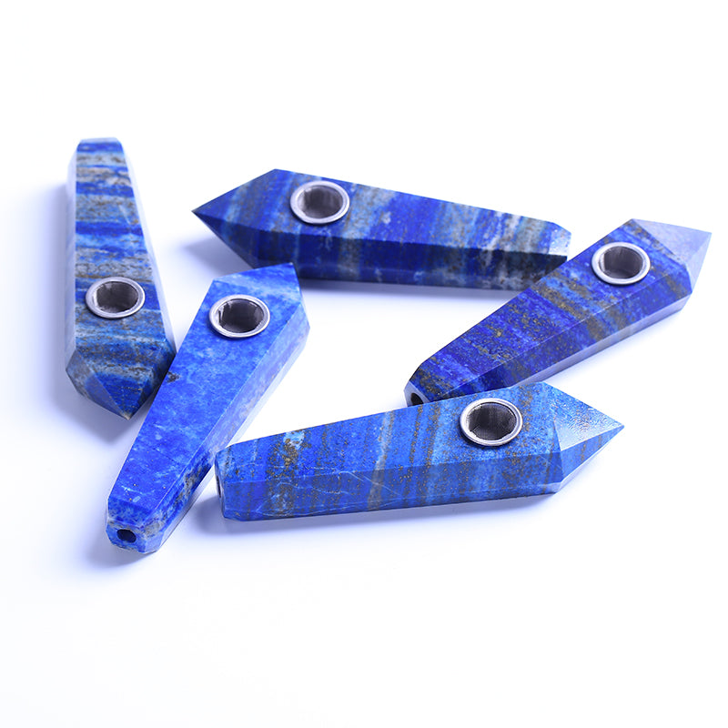 Lapis lazuli chystal spotting pipes