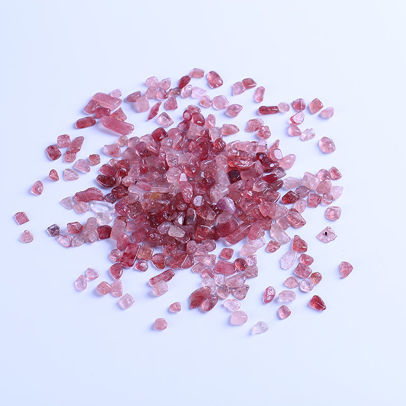 Strawberry crystal gravel decoration