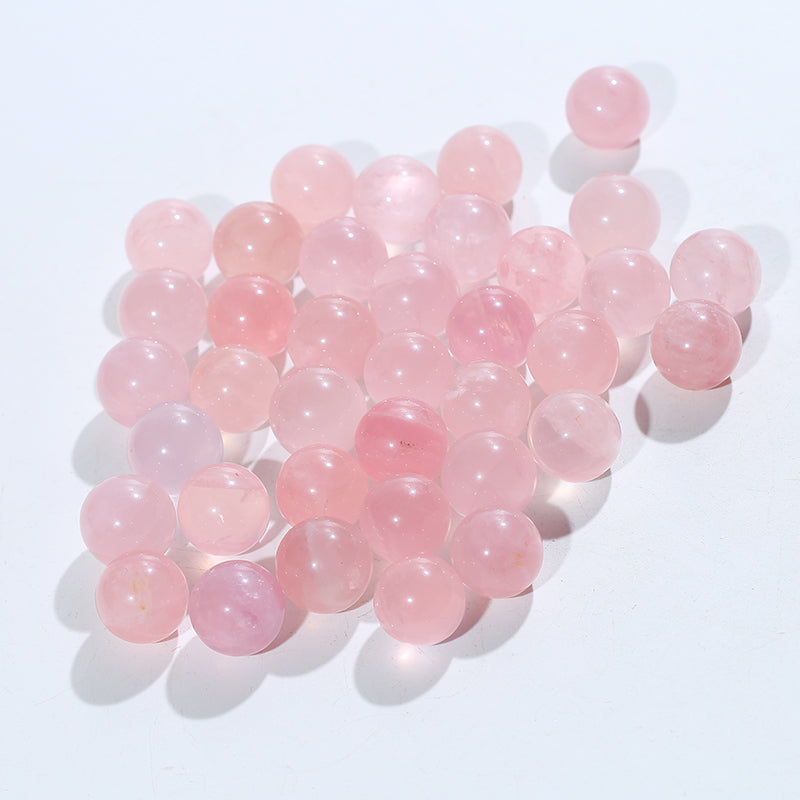 Decoración bola de cristal cuarzo rosa 1kg