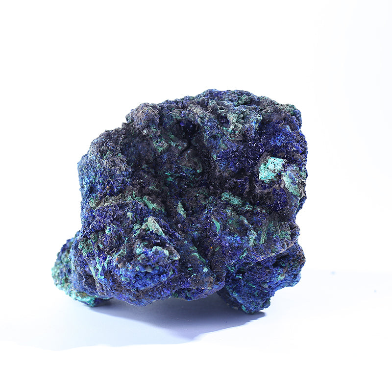 Natural azurite mineral stone crystal specimens rough stones