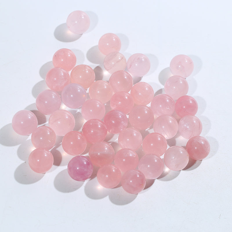 Decoración bola de cristal cuarzo rosa 1kg