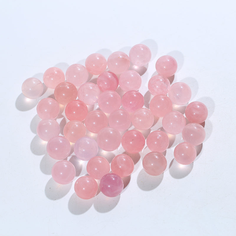 Decoración bola de cristal cuarzo rosa 1kg