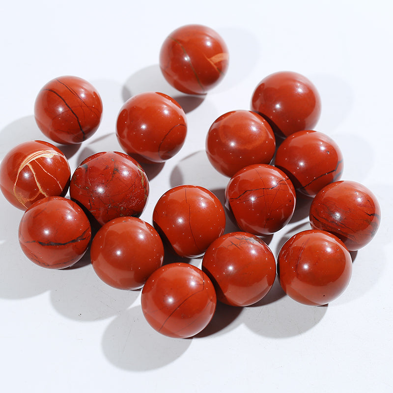 Esfera de cristal jaspe rojo bola 1kg