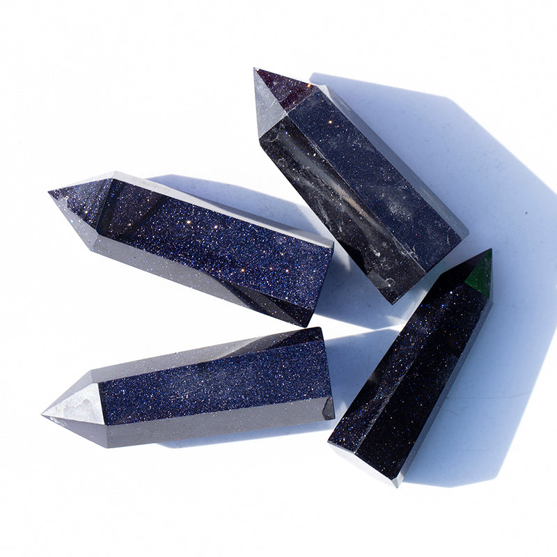 Varita de calidad Cristal de arena azul