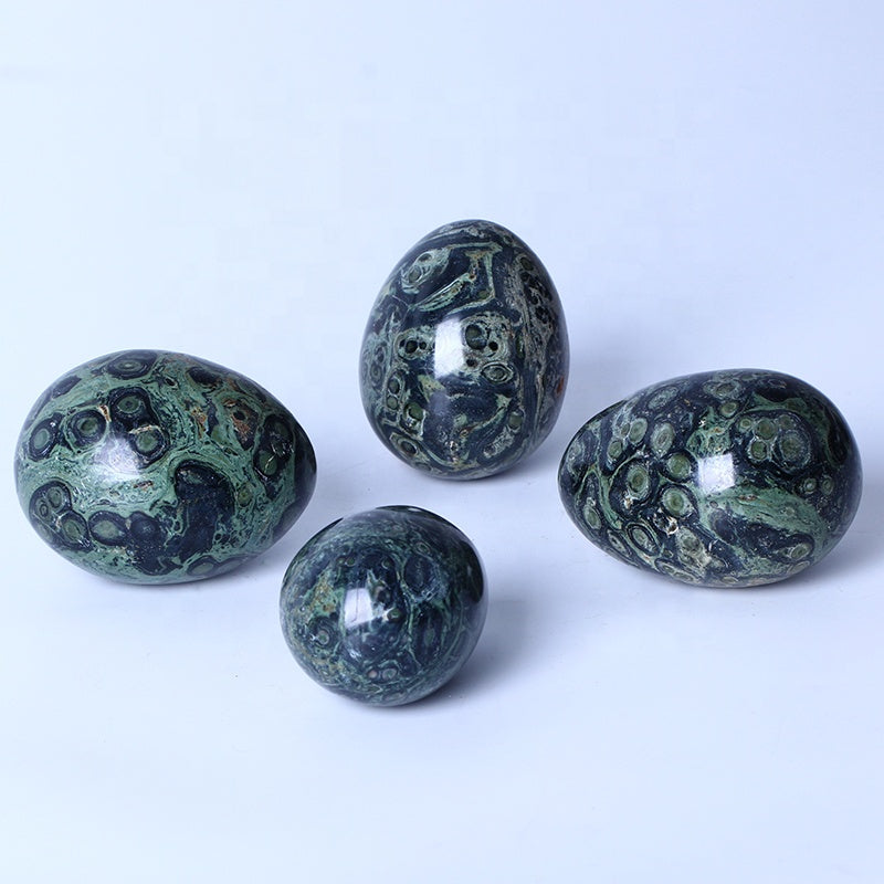 New arrival Healing Crystal Reiki Gemstone Collectible Decorative Kambaba Jasper Eggs Crystal Eggs For Gifts