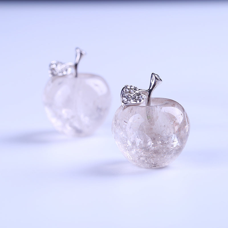 White crystal apple Christmas gift