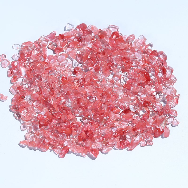 High quality gemstone red melted stone