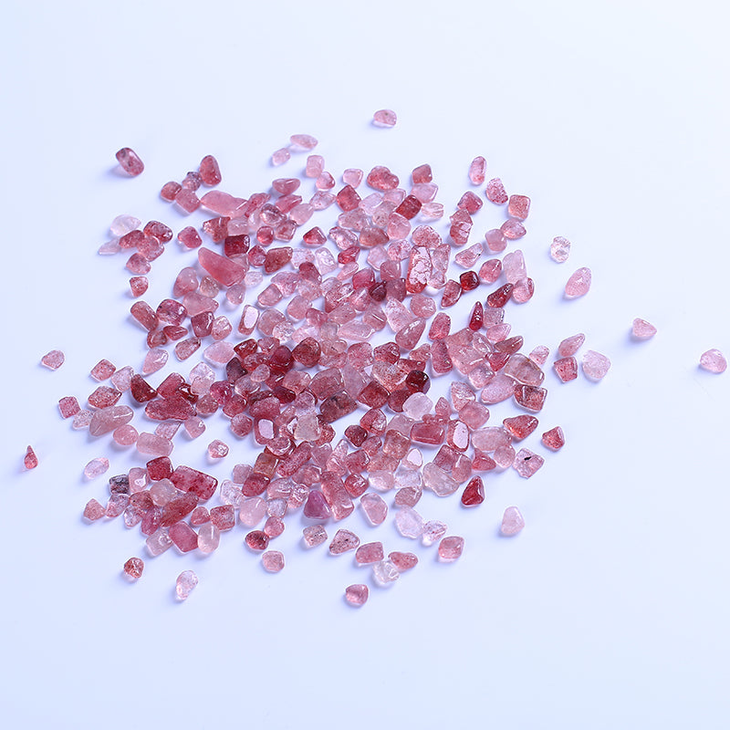 Strawberry crystal gravel decoration