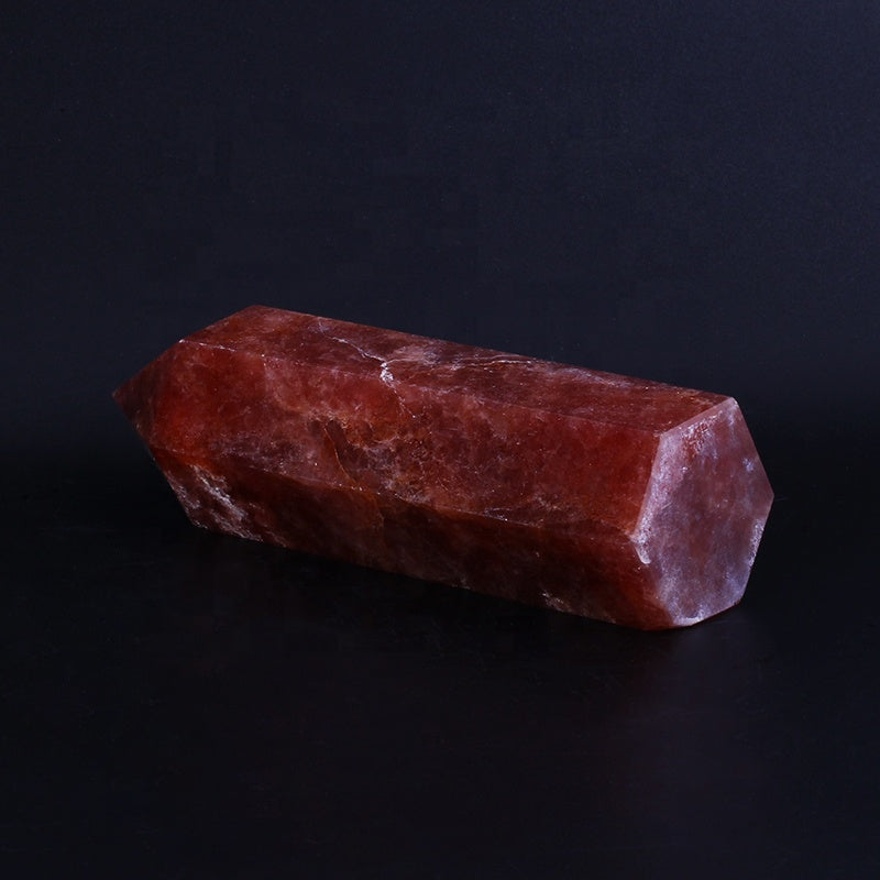 natural crystal wand strawberry crystal wand point quartz crystal tower for healing