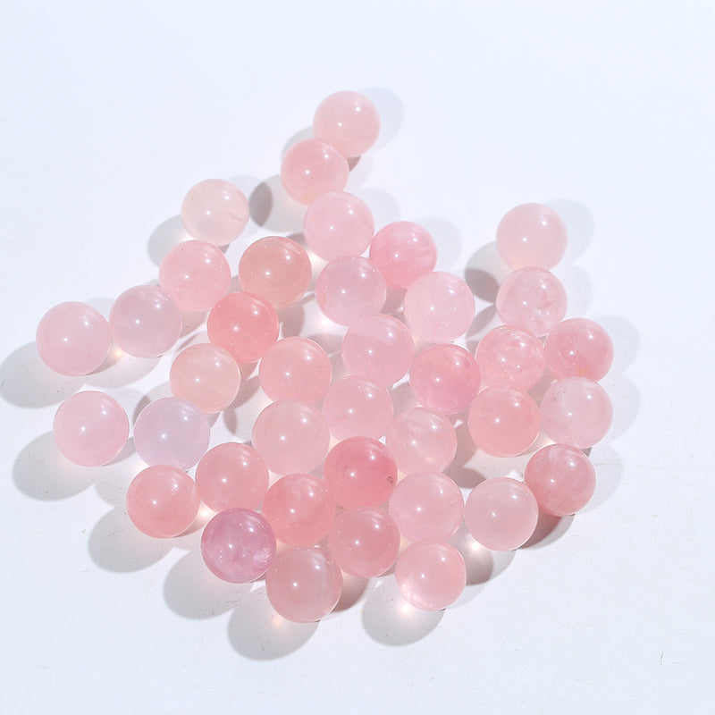 Decoración bola de cristal cuarzo rosa 1kg