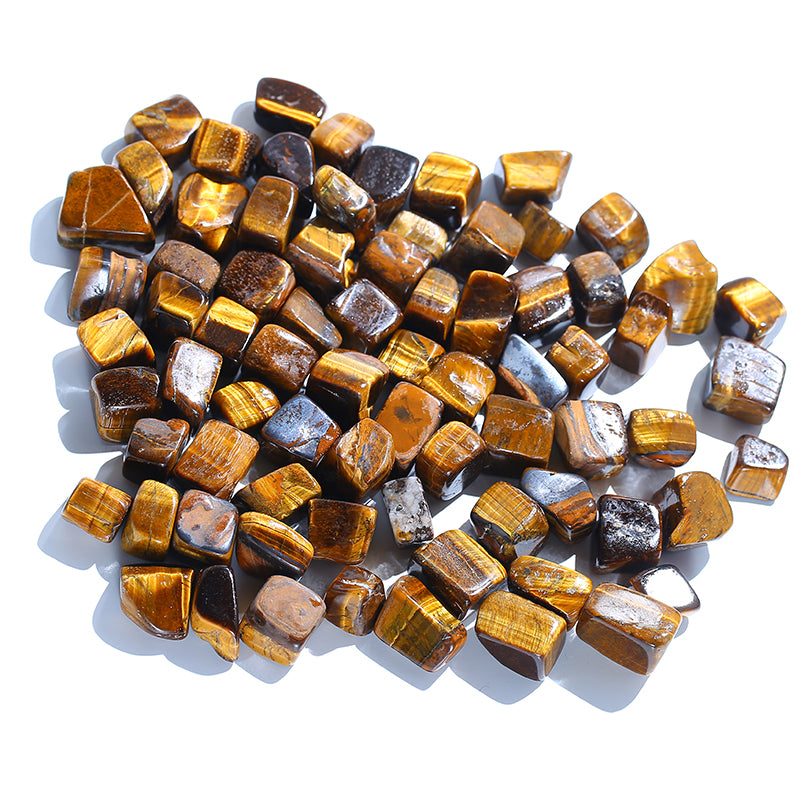 Tiger eye stone crystal gravel decoration