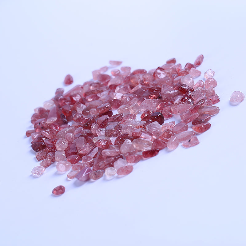 Strawberry crystal gravel decoration
