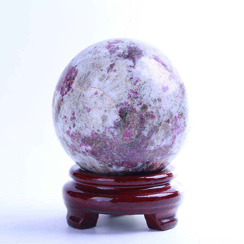 Bola de cristal de piedra ciruela