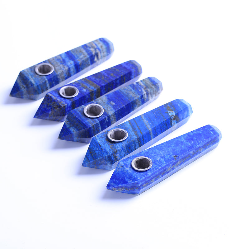 Lapis lazuli chystal spotting pipes