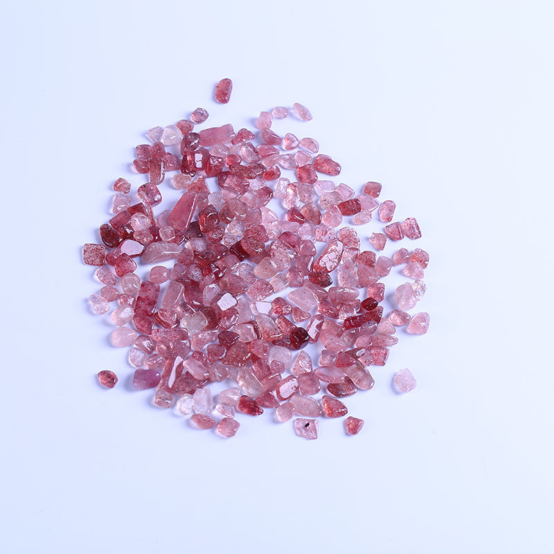 Strawberry crystal gravel decoration