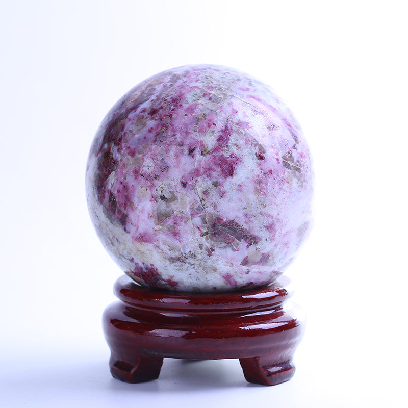 Bola de cristal de piedra ciruela