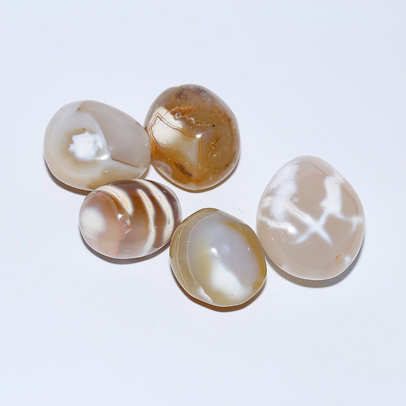 Soyamen agate crystal palm stone