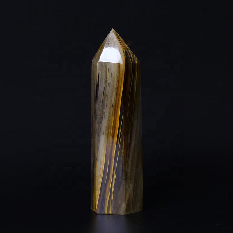 Yellow smelting stone stick stone crystal tower
