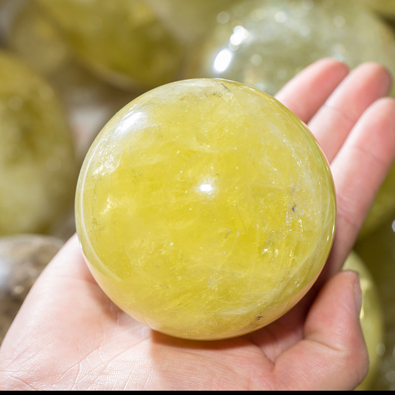 Citrus crystal spherical crystal ball