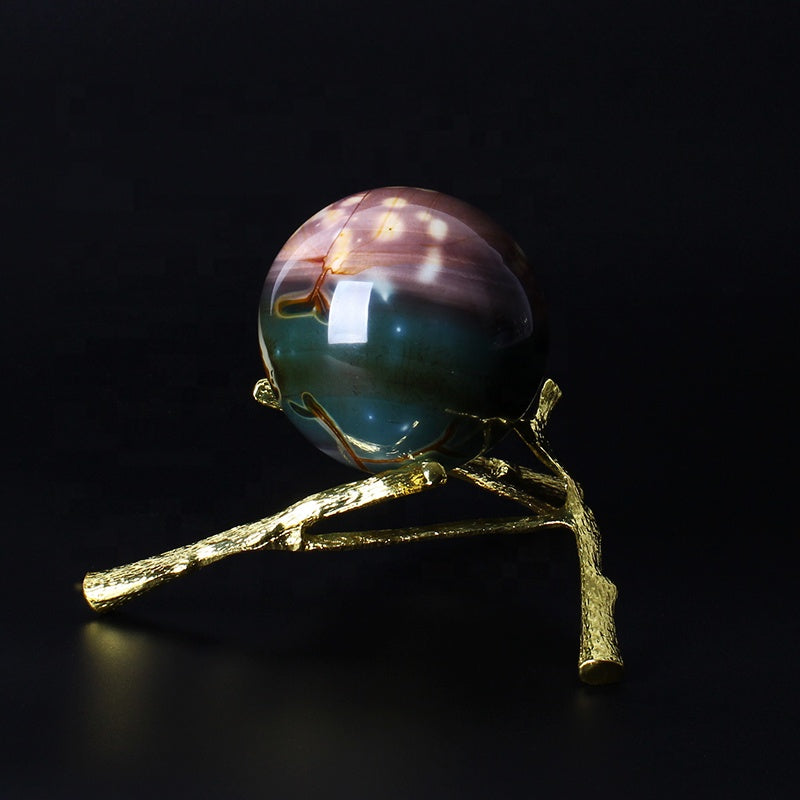 Natural Healing Ocean Stone Crystal Ball Crystal Sphere For Decoration