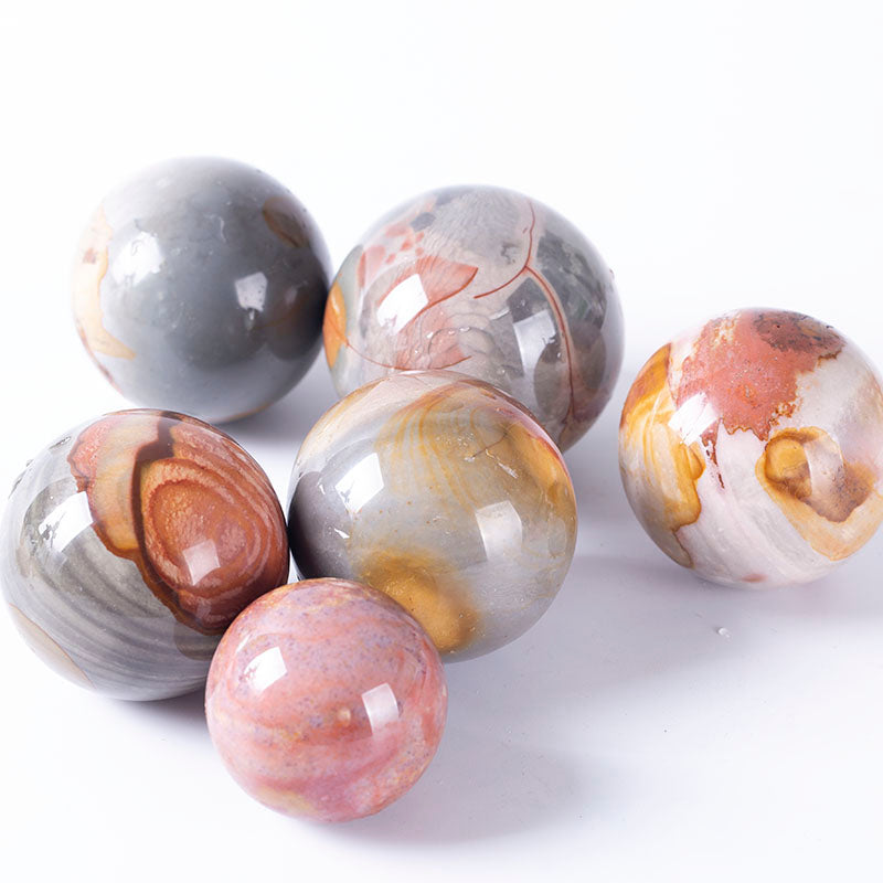 Natural multi-color ocean clear water crystal ball