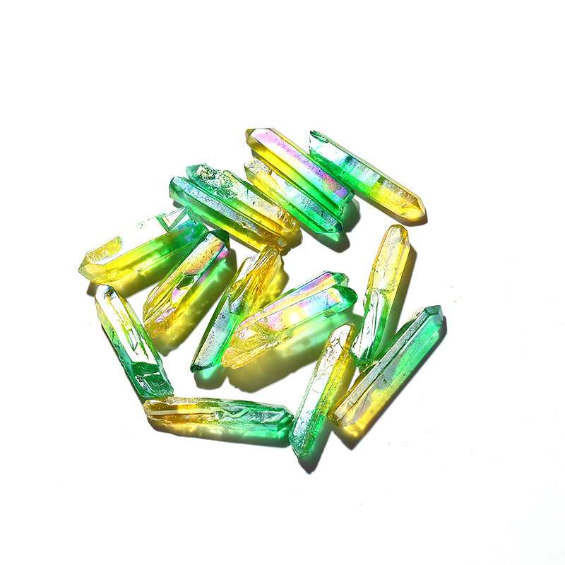 Two-color yellow-green radioprotic rod