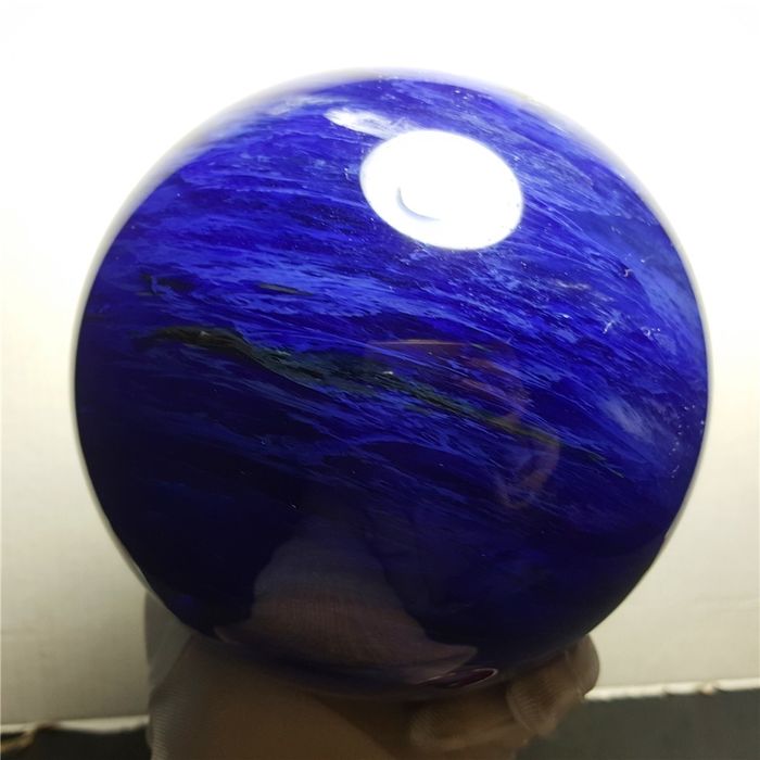 Sky blue high quality quartz Sphere Blue Smelting Stone Crystal Quartz Sphere