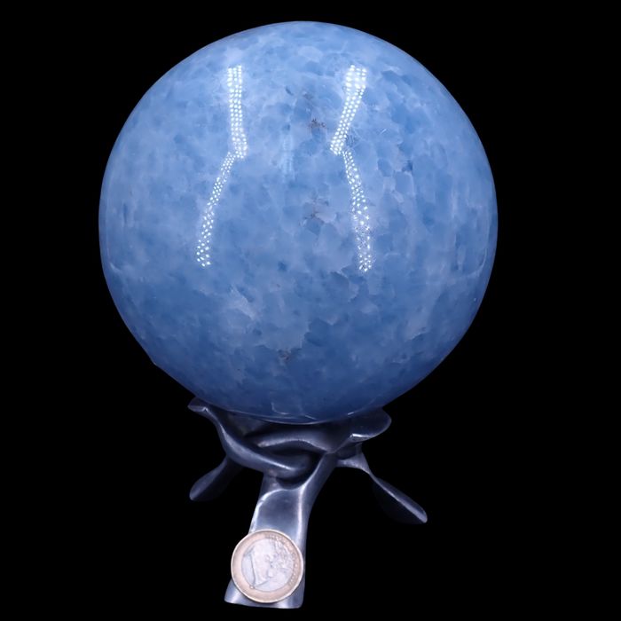 SKY BLUE CALCITE CRYSTAL Sphere
