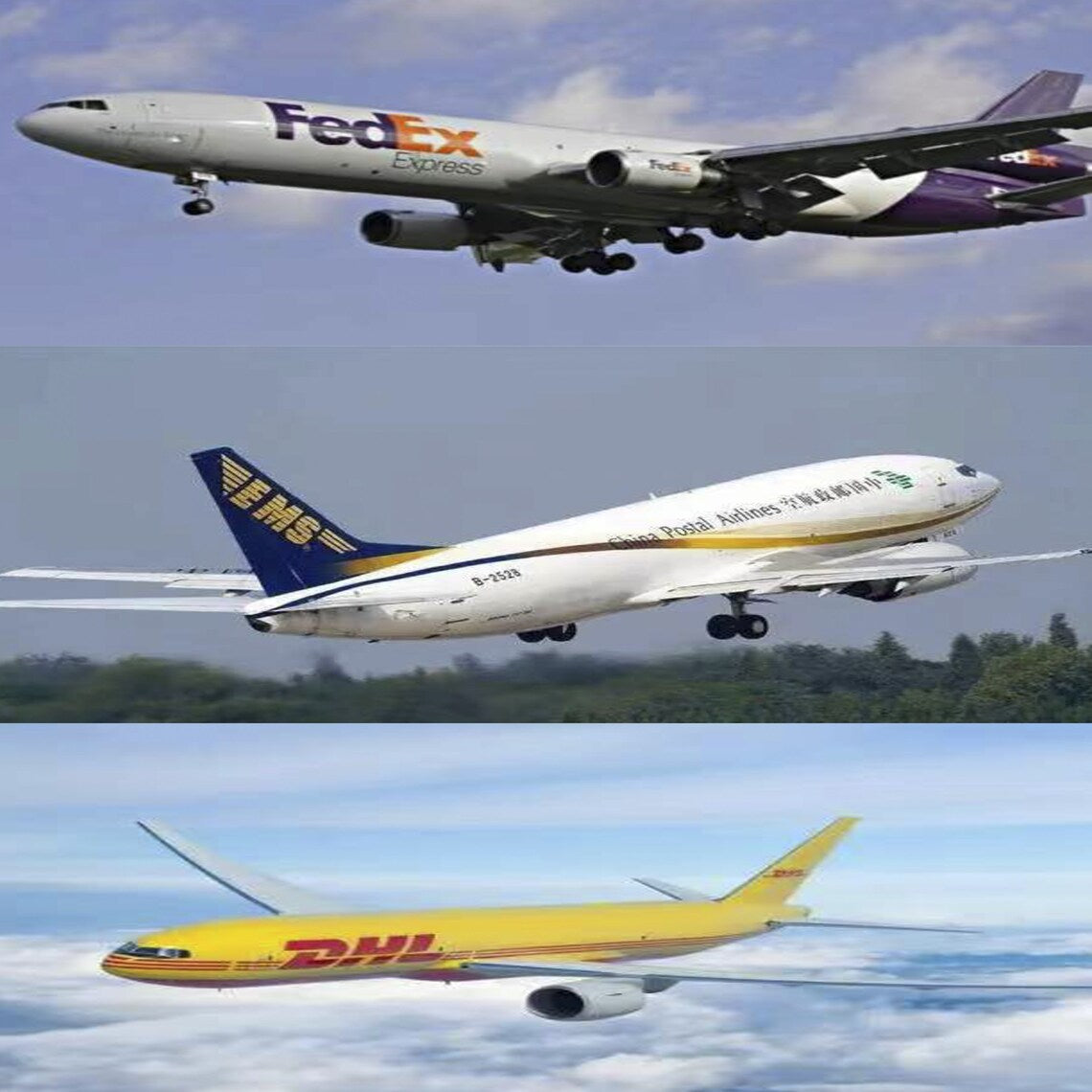 According to different places, we will choose the fastest express company to deliver the goods to you!