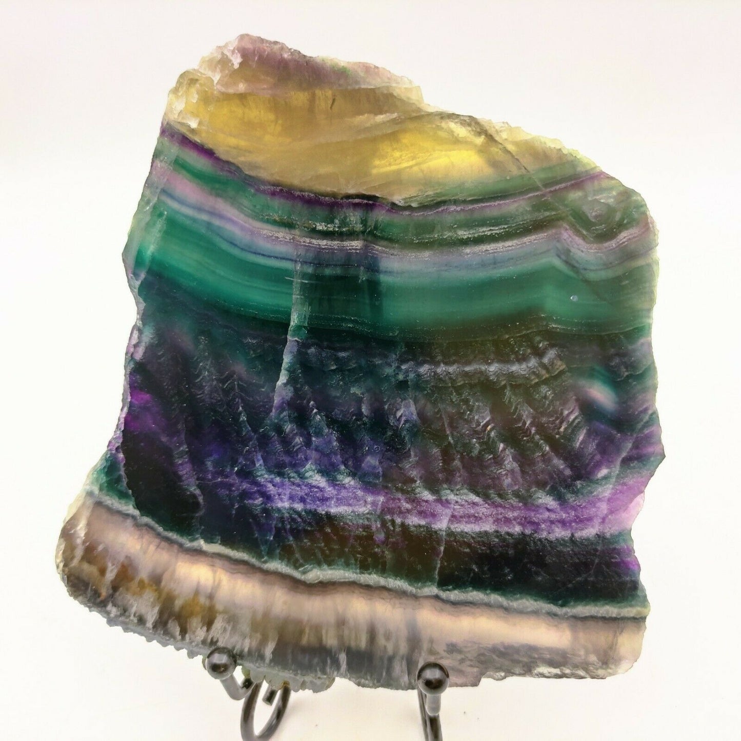 744G Natural multicolor fluorite crystal original stone specimens