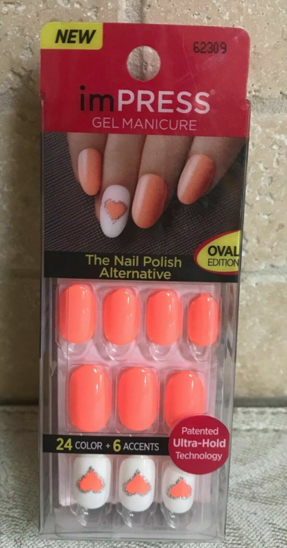 Kiss imPRESS Press-On Manicure One Step False Nails + Accents U PICK COLOR New!!