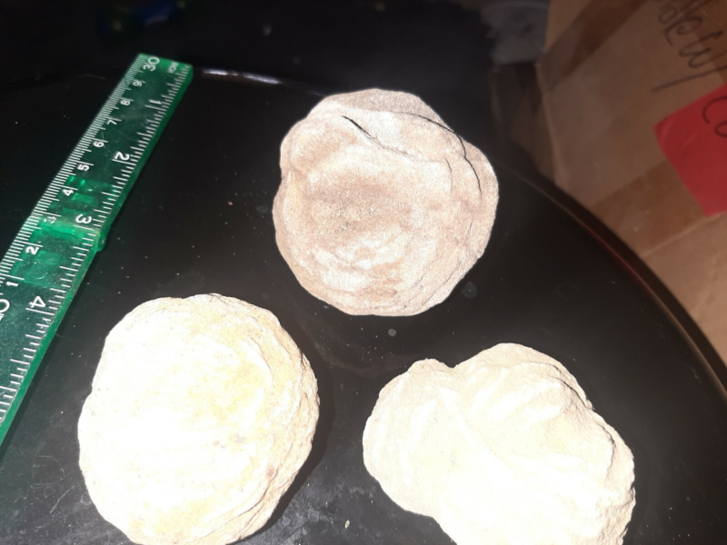 Seven pieces selenite desert rose crystal rocks ,gypsum stone, sand color