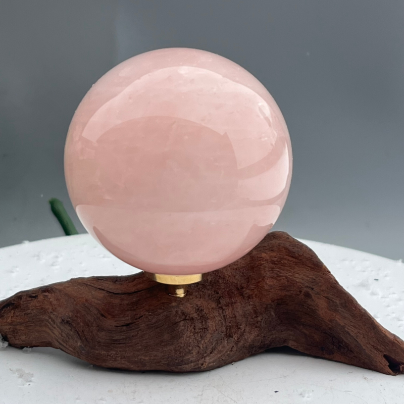 225g Natural powder crystal Ball Quartz Crystal Sphere Reiki Healing