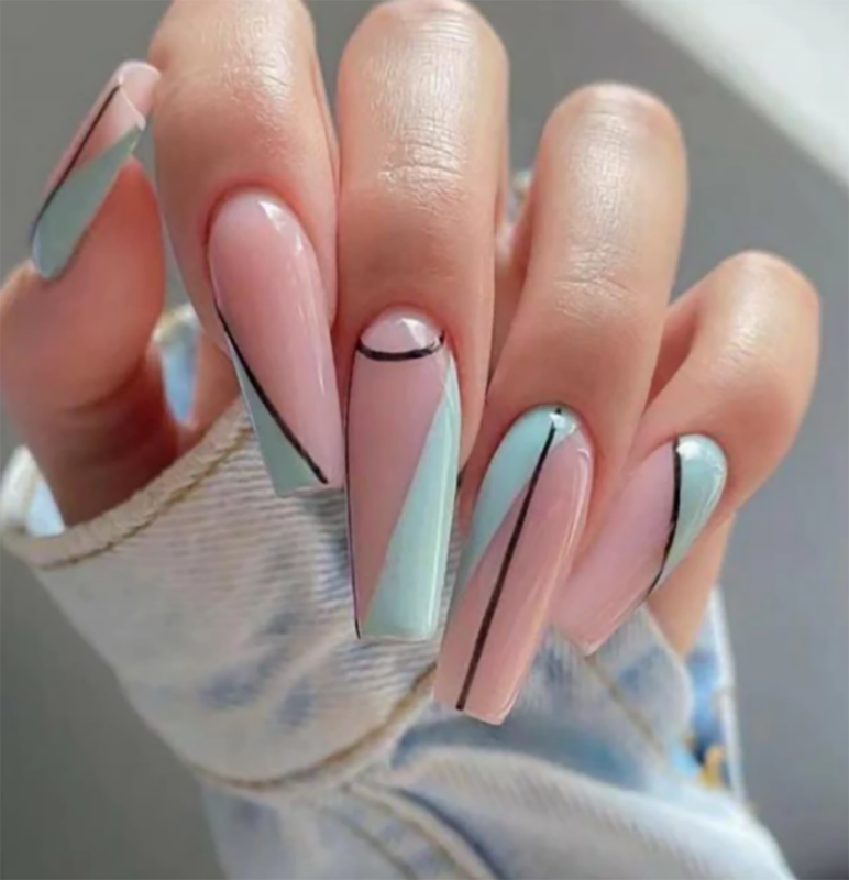 24 Piece Nail Art Press On Tips Fake Nail Tips False Nails Pick Your Style!