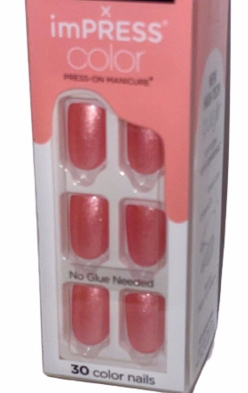 Kiss ImPress Press-On Manicure Color Nails (Pure Fit)Added New Colors You Choose