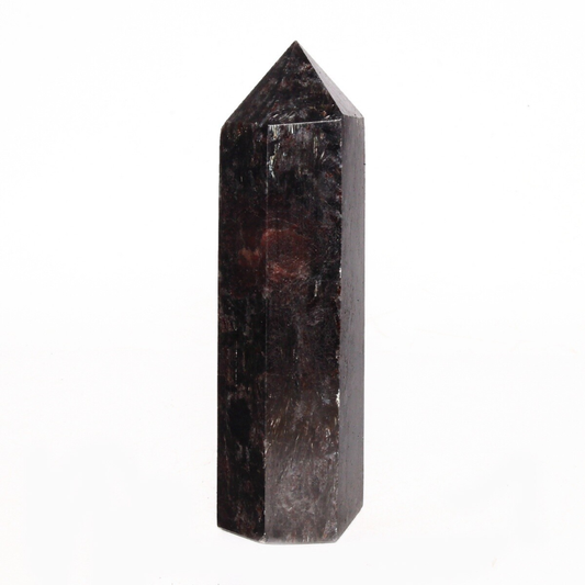 780g Natural Fireworks Stone Obelisk Quartz Tower Crystal Wand Point Healing