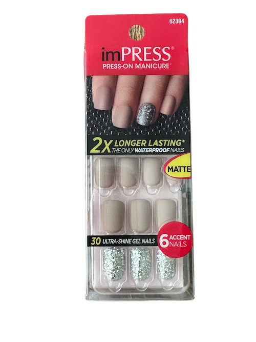 Kiss imPRESS Press-On Manicure One Step + Accents U PICK COLOR New!!  #104