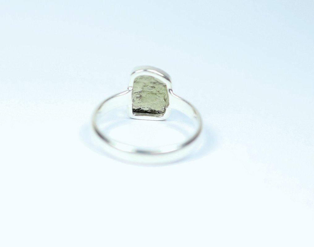Ring Moldavite / new - 3.08 g - (1)