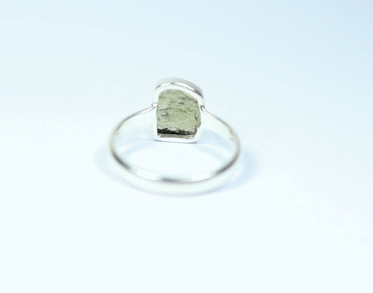 Ring Moldavite / new - 3.08 g - (1)