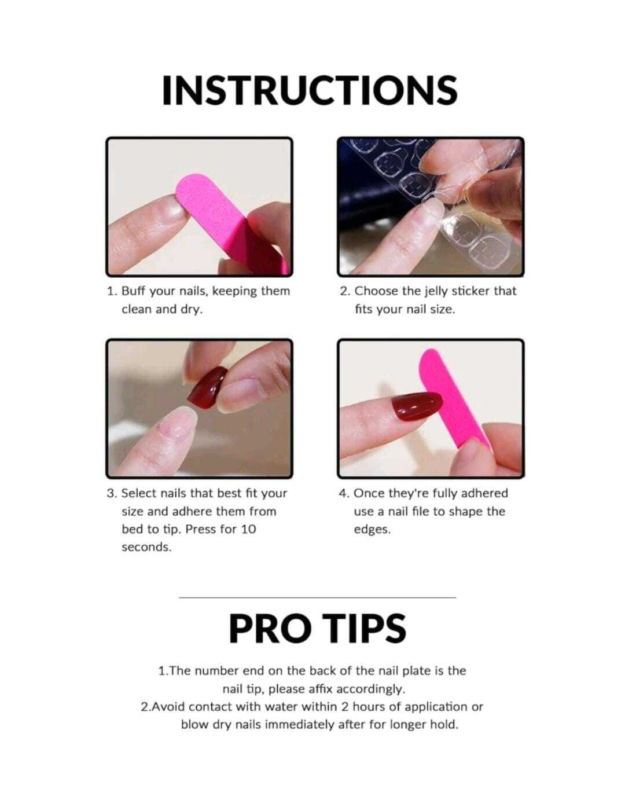 Press On Nails Short Oval Various Colours Nude False Fake Nail 24pcs With Glue