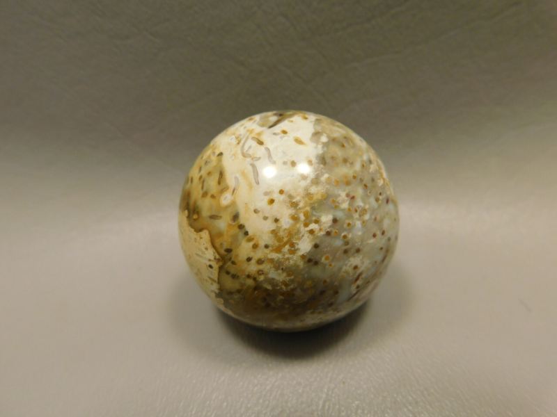 Petrified Palm Wood Sphere 1.6 inch or 40 mm Stone Indonesia #O15