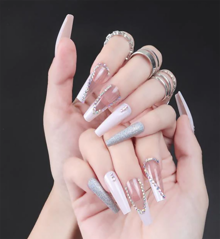 24 Piece Nail Art Press On Tips Fake Nail Tips False Nails Pick Your Style!
