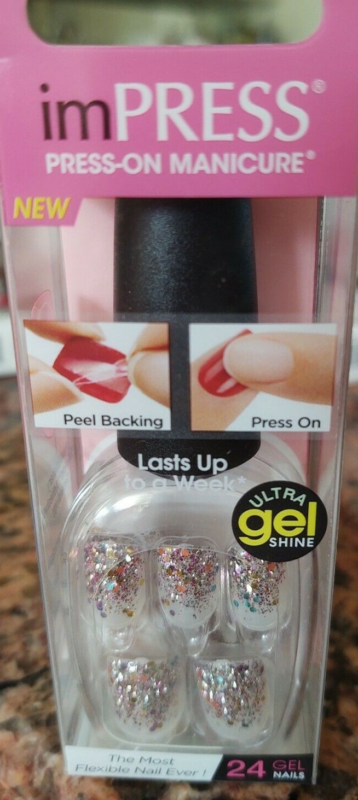 Kiss imPRESS Press-On Manicure One Step False Nails + Accents U PICK COLOR New!!