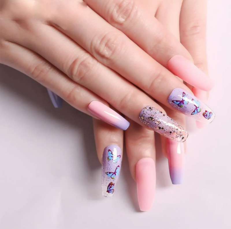 24 Piece Nail Art Press On Tips Fake Nail Tips False Nails Pick Your Style!