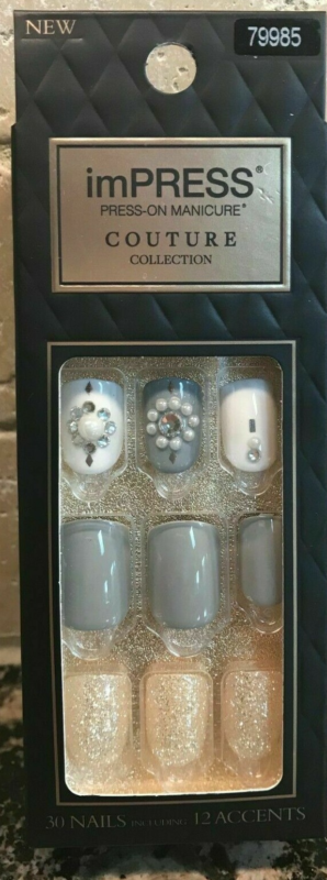 Kiss imPRESS Press-On Manicure One Step False Nails + Accents U PICK COLOR New!!
