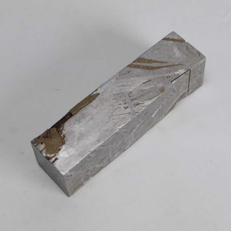163g Iron meteorite, Muonionalusta iron meteorite slice, Natural Meteorite J294