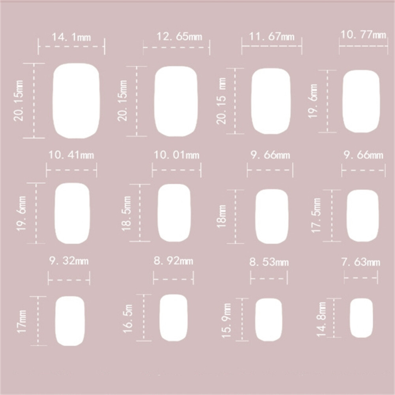 Square Short Press-On False Nail Nude Color Cat&apos;s Eye Red French Manicure 24pcs